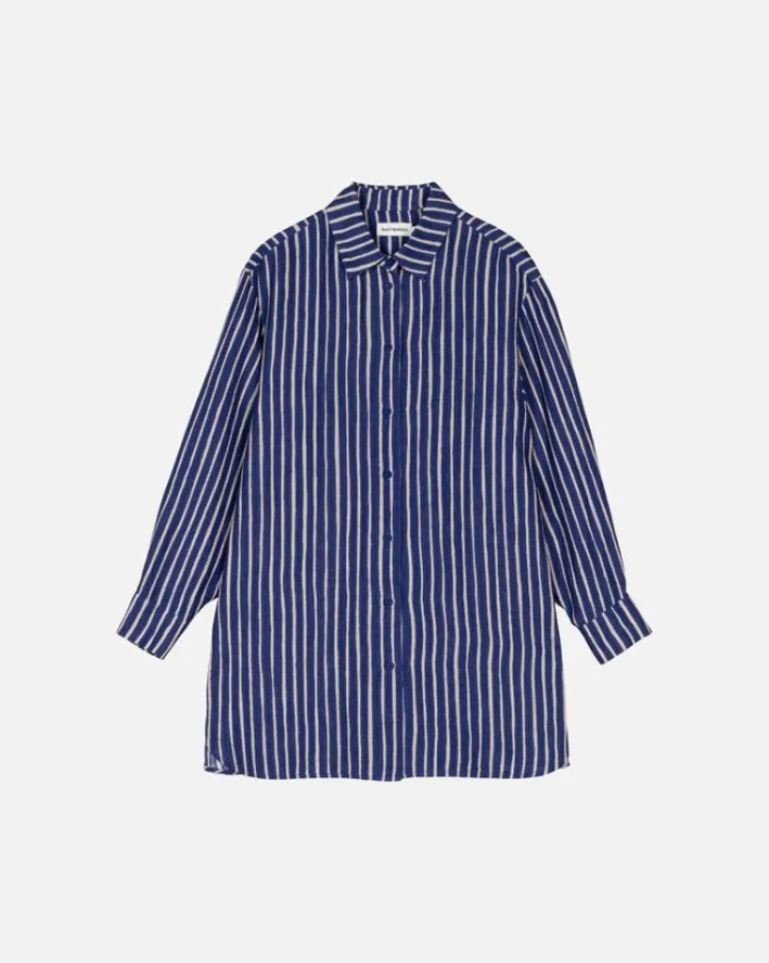 Marimekko Akviferi Piccolo Linen Shirt<Woman Tops & Tunics