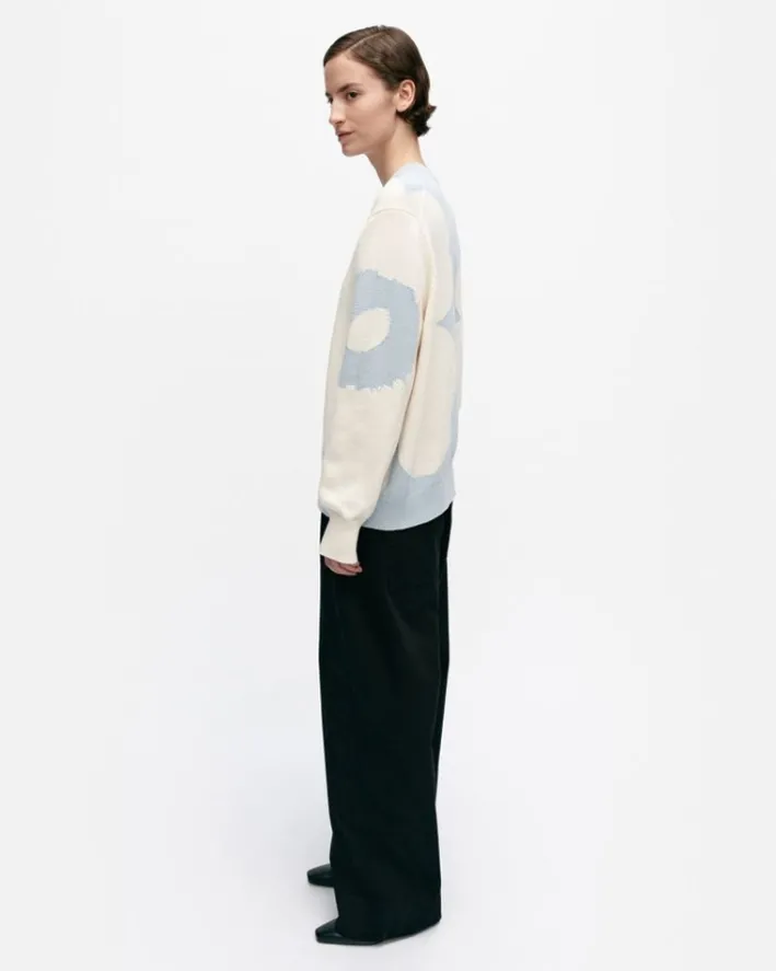 Marimekko Arkki Heijastus Unikko Knitted Cotton Pullover<Woman Tops & Tunics