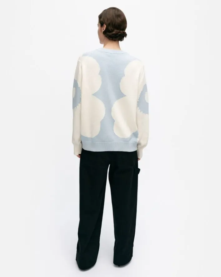 Marimekko Arkki Heijastus Unikko Knitted Cotton Pullover<Woman Tops & Tunics