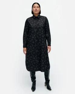 Marimekko Askare Mini Unikko Cotton Poplin Dress<Woman Dresses