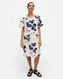 Marimekko Avomeri Poiminto Cotton Poplin Dress<Woman Dresses