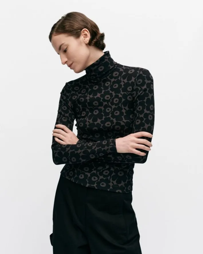 Marimekko Emali Unikko Turtleneck Shirt<Woman Tops & Tunics