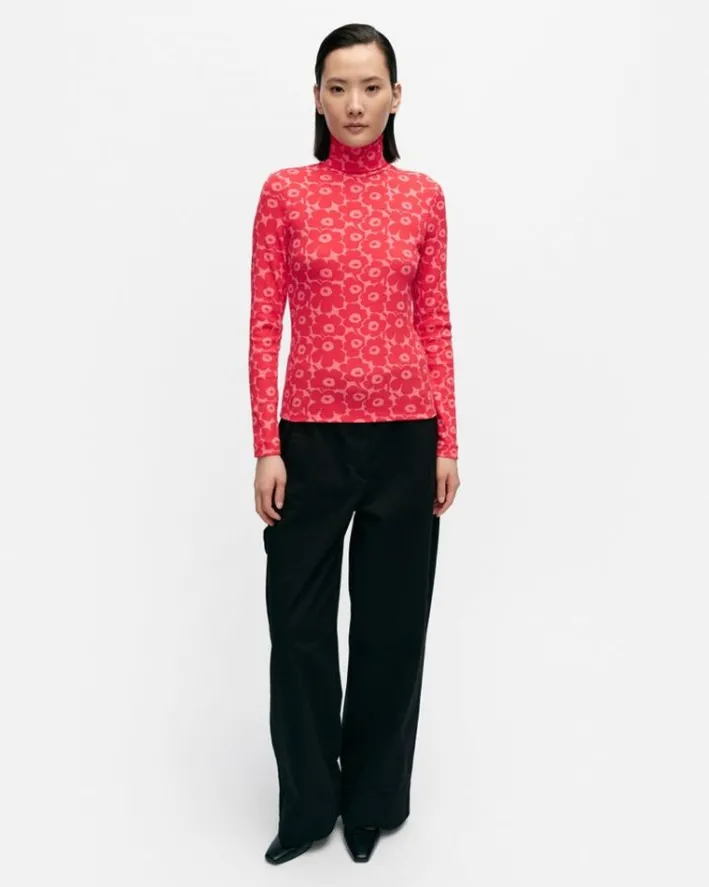 Marimekko Emali Unikko Turtleneck Shirt<Woman Tops & Tunics