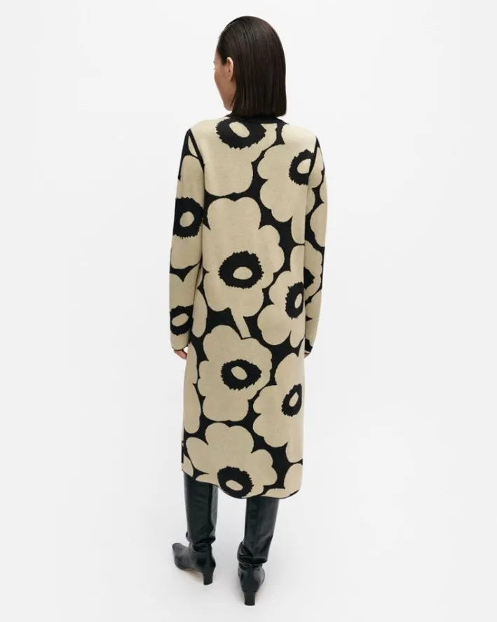 Marimekko Ennallaan Unikko Knitted Wool Dress<Woman Dresses