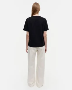 Marimekko Erna Relaxed Unikko Placement T-Shirt<Woman Tops & Tunics
