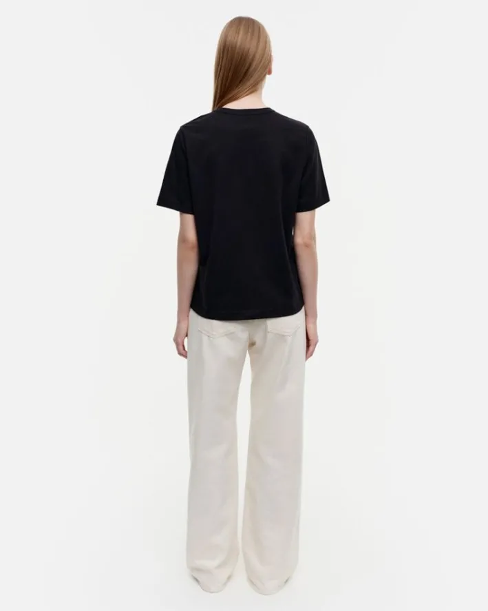 Marimekko Erna Relaxed Unikko Placement T-Shirt<Woman Tops & Tunics