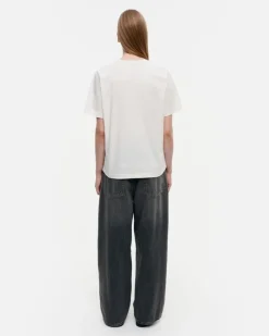 Marimekko Erna Relaxed Unikko Placement T-Shirt<Woman Tops & Tunics