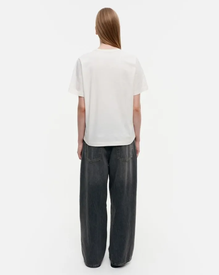 Marimekko Erna Relaxed Unikko Placement T-Shirt<Woman Tops & Tunics