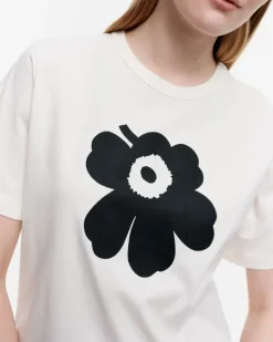 Marimekko Erna Relaxed Unikko Placement T-Shirt<Woman Tops & Tunics