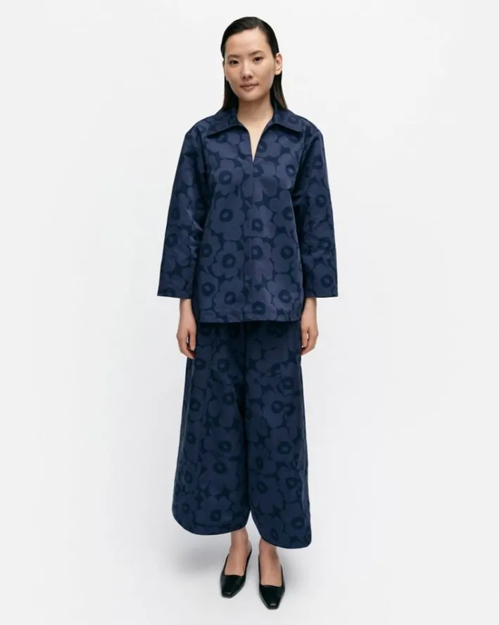 Marimekko Euleria Mini Unikko Blouse<Woman Tops & Tunics