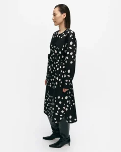 Marimekko Febina Pilkku Cotton Poplin Dress<Woman Dresses