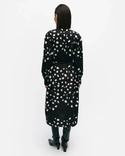 Marimekko Febina Pilkku Cotton Poplin Dress<Woman Dresses