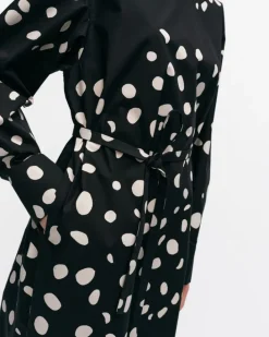 Marimekko Febina Pilkku Cotton Poplin Dress<Woman Dresses