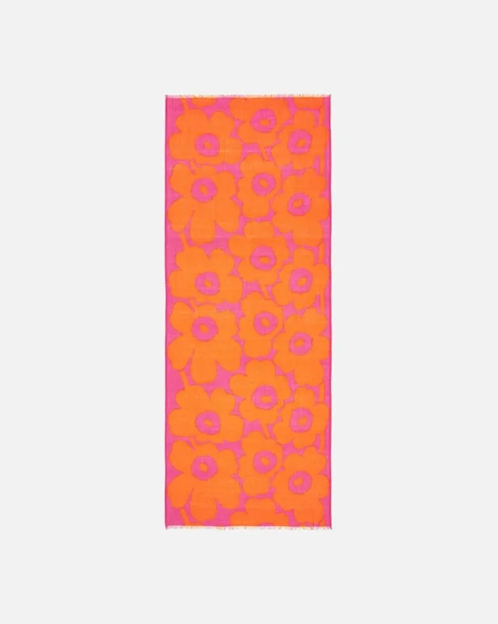 Marimekko Fiore Unikko Scarf<Woman Scarves