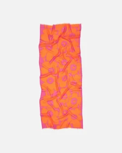 Marimekko Fiore Unikko Scarf<Woman Scarves
