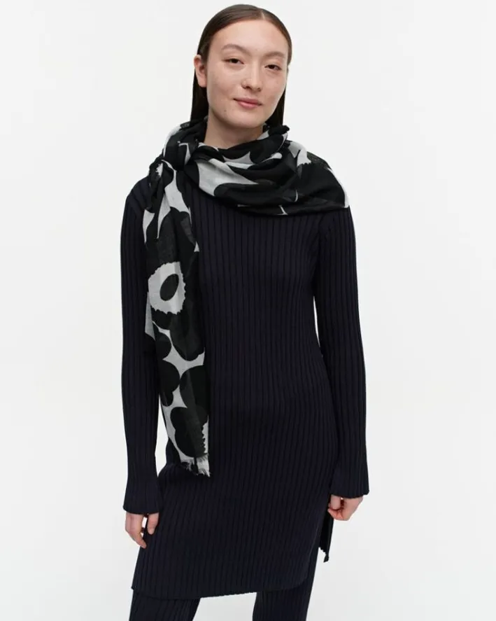 Marimekko Fiore Unikko Scarf<Woman Scarves
