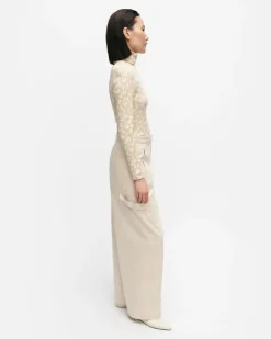 Marimekko Funktio Solid Cotton Trousers<Woman Trousers