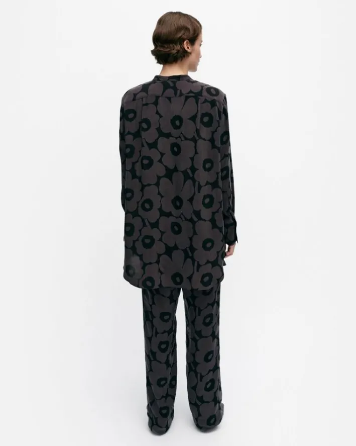 Marimekko Hurmaava Unikko Cupro Blouse<Woman Tops & Tunics