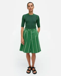 Marimekko Hyoky Vesi Cotton Linen Shorts<Woman Trousers
