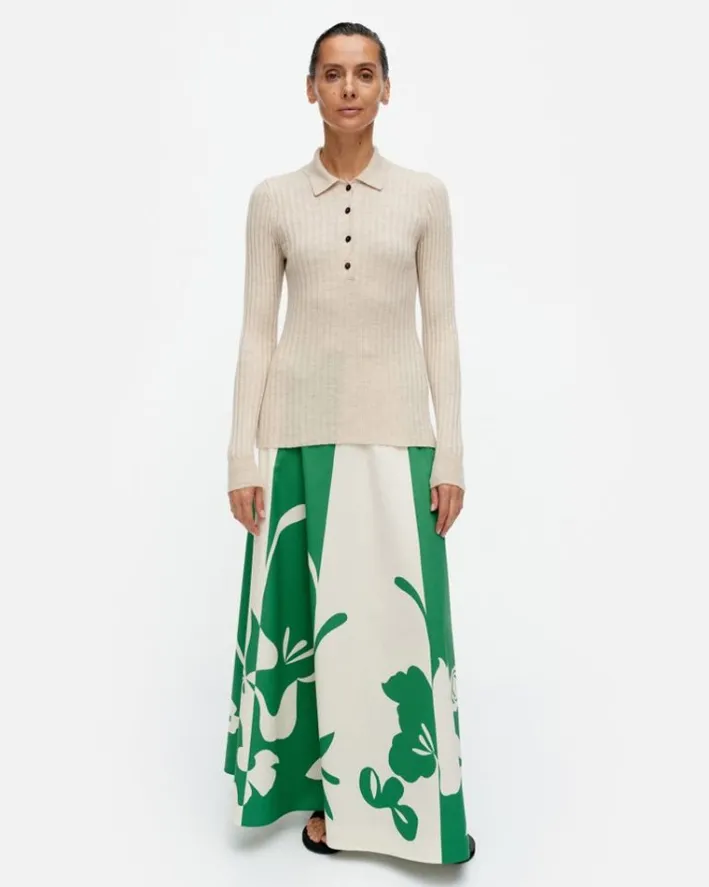 Marimekko Iitu Solid Knitted Wool Pullover<Woman Knits & Sweaters
