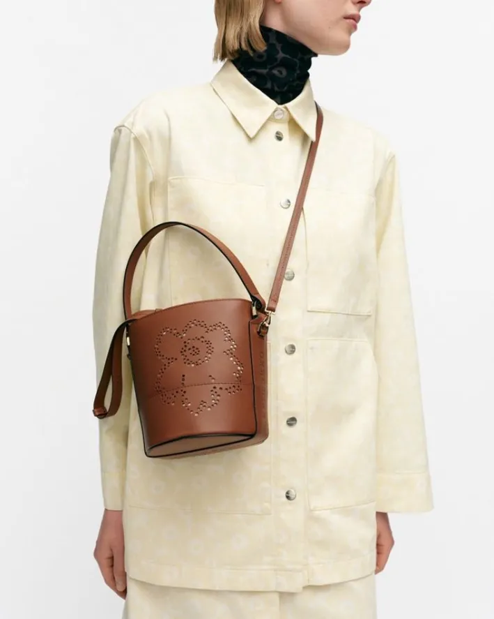 Marimekko Imprint Small Bucket Unikko<Woman Shoulder Bags