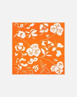 Marimekko Jahha Nokturno Cotton Silk Blend Scarf<Woman Scarves