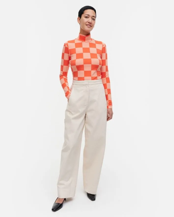 Marimekko Jakala Kukko Ja Kana Turtleneck Shirt<Woman Tops & Tunics