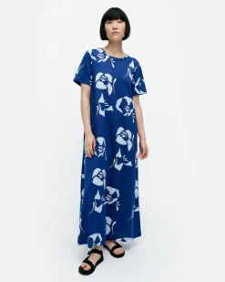 Marimekko Kalliokielo Helakka Jersey Dress<Woman Dresses