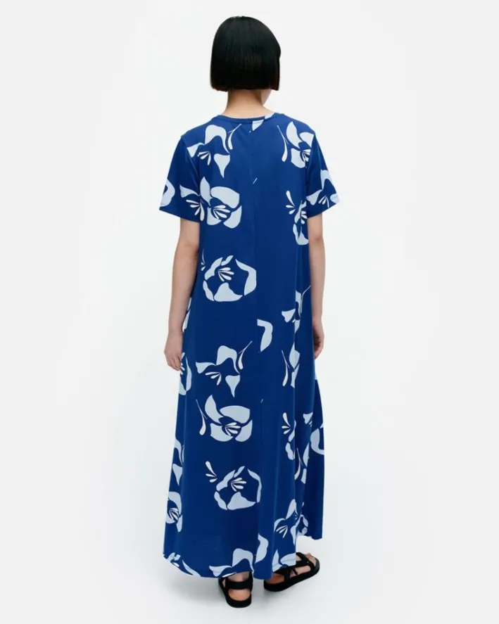 Marimekko Kalliokielo Helakka Jersey Dress<Woman Dresses
