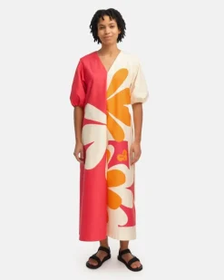 Marimekko Karkelo Kolmikko Cotton Dress<Woman Dresses
