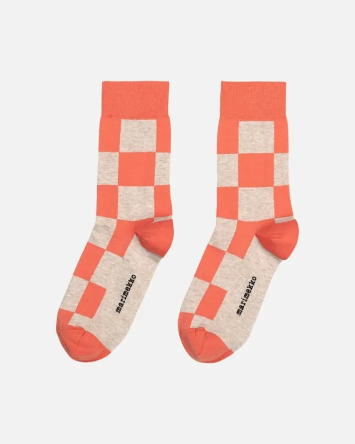 Marimekko Kasvaa Kukko Ja Kana Socks<Woman Socks