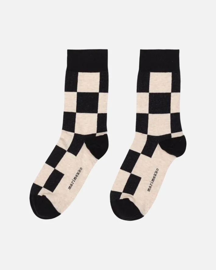Marimekko Kasvaa Kukko Ja Kana Socks<Woman Socks