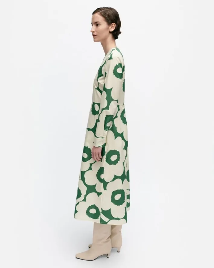 Marimekko Katse Unikko Cotton Poplin Dress<Woman Dresses