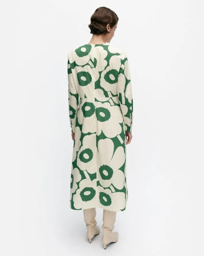 Marimekko Katse Unikko Cotton Poplin Dress<Woman Dresses