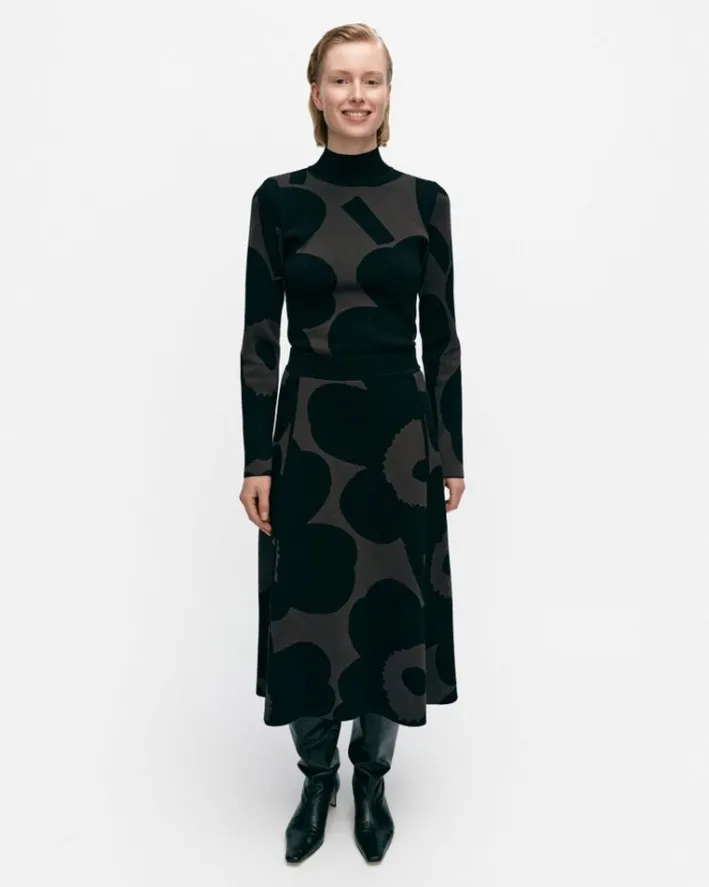 Marimekko Kaukainen Unikko Knitted Skirt<Woman Skirts