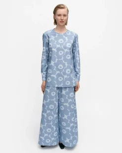 Marimekko Kehu Unikko Cotton Poplin Blouse<Woman Tops & Tunics