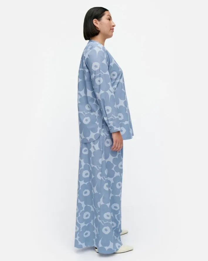 Marimekko Kehu Unikko Cotton Poplin Blouse<Woman Tops & Tunics