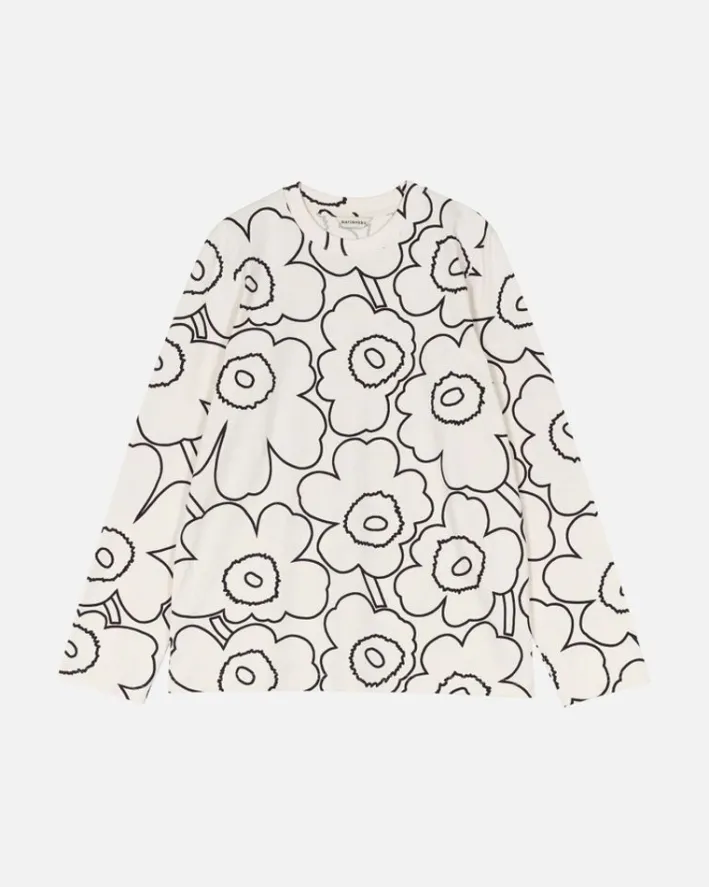Marimekko Kioski Biitti Pieni Piirto Unikko Jersey Top<Woman Tops & Tunics