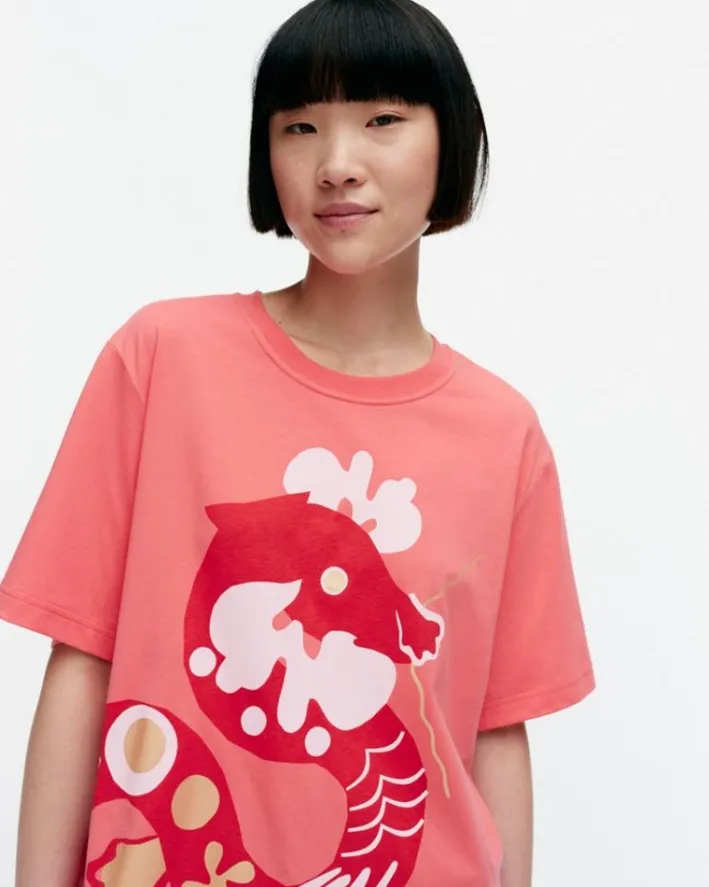 Marimekko Kioski Embla Jalo Placement T-Shirt<Woman Tops & Tunics