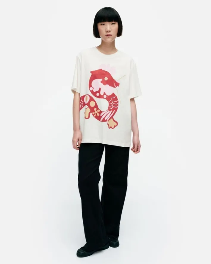 Marimekko Kioski Embla Jalo Placement T-Shirt<Woman Tops & Tunics