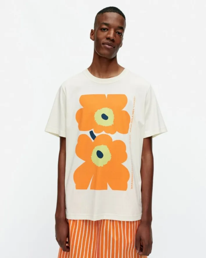 Marimekko Kioski Embla Unikko Placement T-Shirt<Woman Tops & Tunics