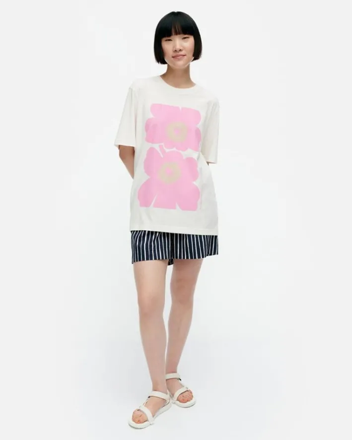 Marimekko Kioski Embla Unikko Placement T-Shirt<Woman Tops & Tunics