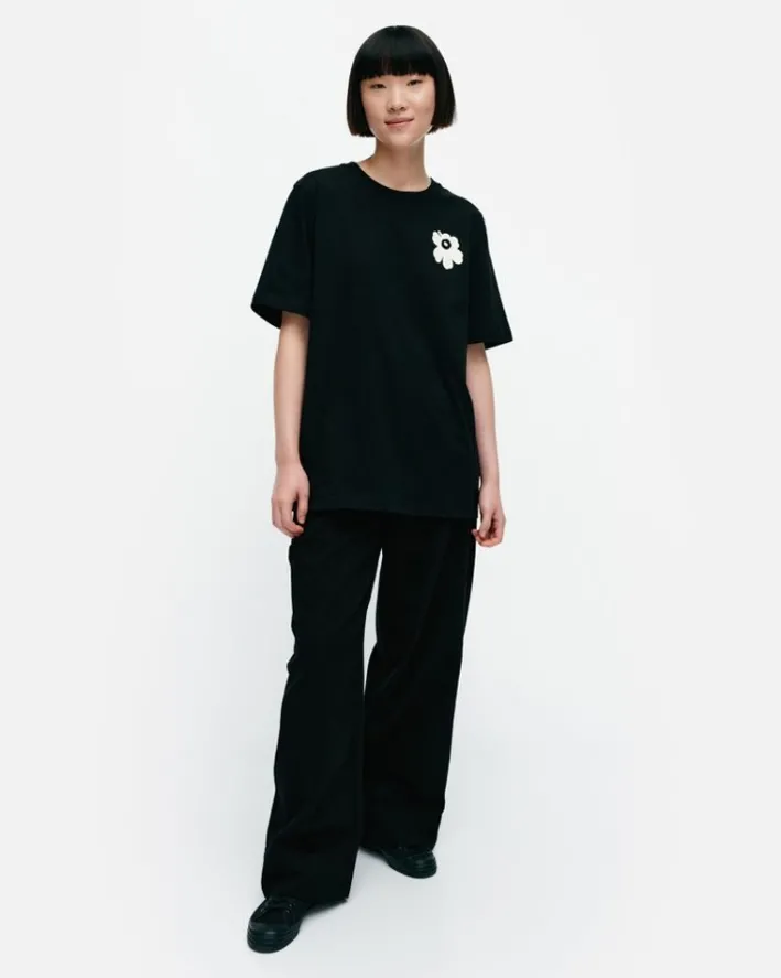 Marimekko Kioski Embla Unikko Placement T-Shirt<Woman Unisex