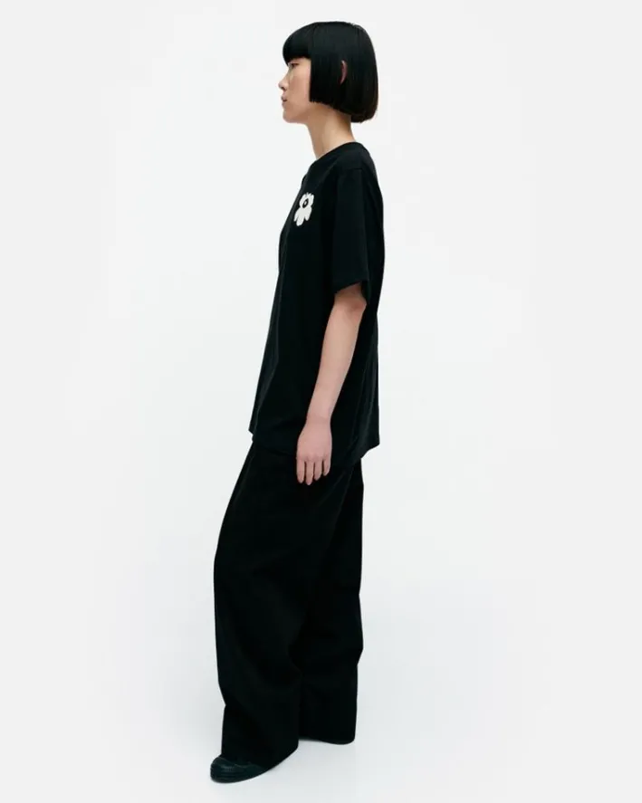 Marimekko Kioski Embla Unikko Placement T-Shirt<Woman Unisex