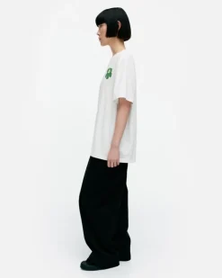 Marimekko Kioski Embla Unikko Placement T-Shirt<Woman Unisex
