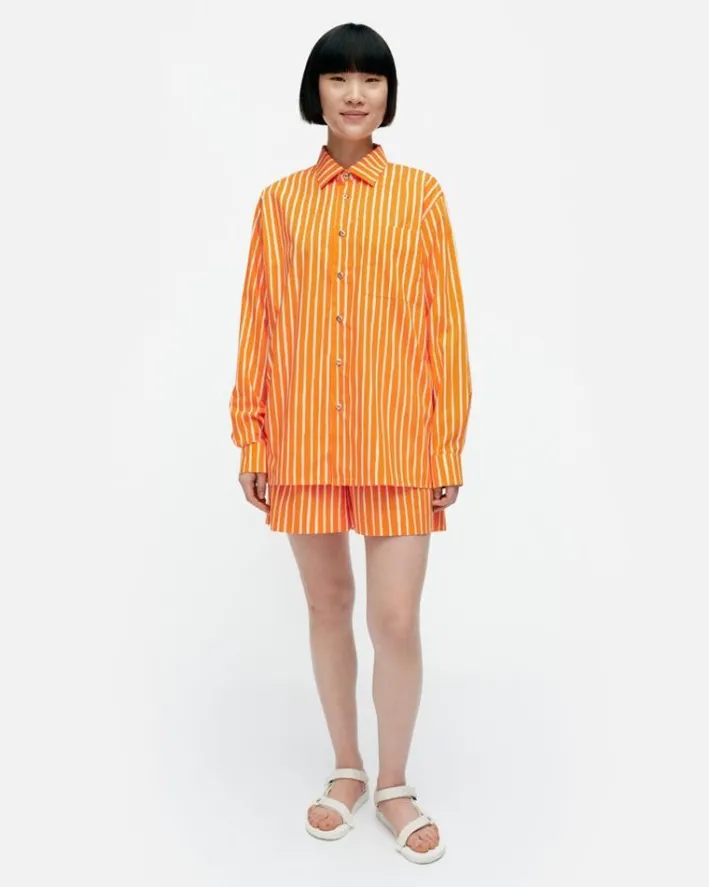 Marimekko Kioski Jokapoika Cotton Shirt<Woman Tops & Tunics