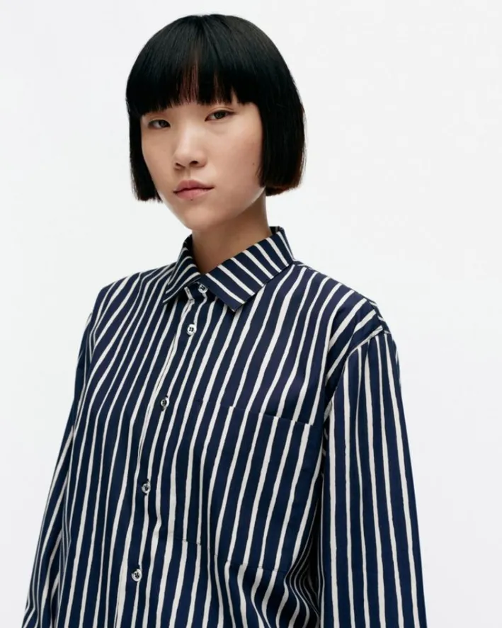 Marimekko Kioski Jokapoika Cotton Shirt<Woman Tops & Tunics