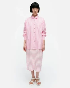Marimekko Kioski Jokapoika Cotton Shirt<Woman Tops & Tunics