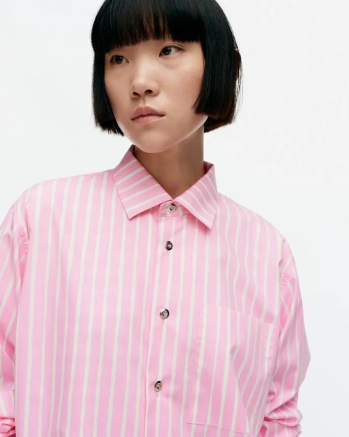 Marimekko Kioski Jokapoika Cotton Shirt<Woman Tops & Tunics