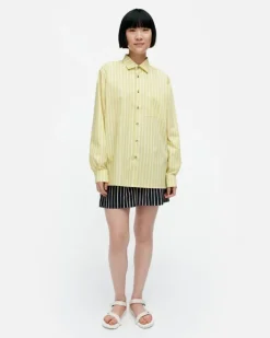 Marimekko Kioski Jokapoika Cotton Shirt<Woman Unisex